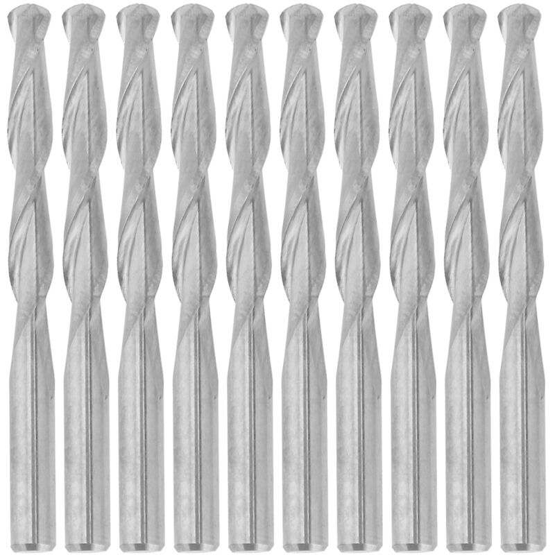 Eosnow - 10 pièces 2 Flûte Spirale Fraise pour Bois