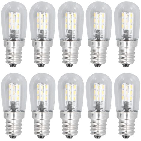 Eosnow 10 pièces LED E12 ampoule verre petit plafonnier ampoule 500LM applique ampoule pour chambre bureau 220V