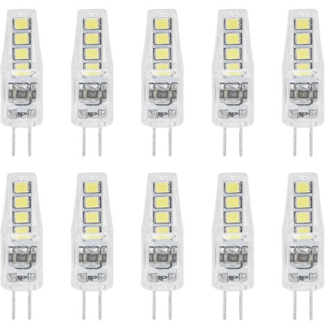 Eosnow 10 Stück G4 8LED Licht 2835 Lampenchips 2 W 360 Winkel PC-Lampe für Home Office 220 V weies Licht