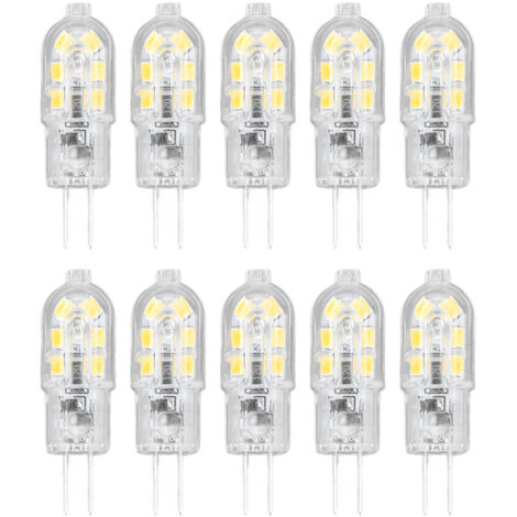 3x G4 1,5W 12V LED Lampe 6000K Kaltweiß 135lm Stiftsockellampe Ersetzt 15W  Leuchtmittel