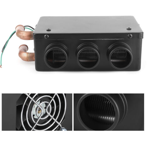 Eosnow 12 V 50W Autoheizung 3 Loch Tragbarer Winter schneller Heizung wärmerer Frost Entfernen Sie niedrige Geräusche