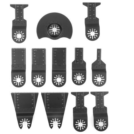 Eosnow 12pcs Standard Oscillant Multitool Lames de Scie Outils lectriques Cutters