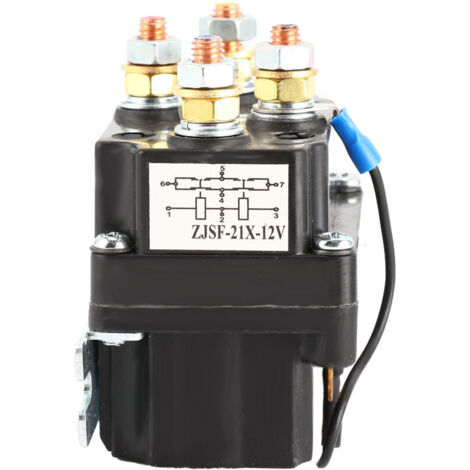 Eosnow 12V 250A Seilwinden-Magnetrelais-Schütz für Pkw, UTVs und SUVs mit 3000-5000lb Seilwinden