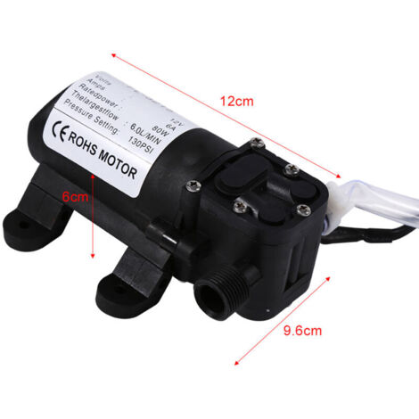 Eosnow 12V Hochdruck-Elektro-Autowaschmaschine mit Wasserpumpe, Sprühpistole und Waschset