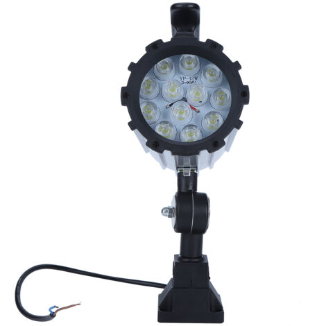 Eosnow 12W 24V tanche CNC Machine 12LED Lumière De Travail Lampes clairage  Bras Court pour Outil Industriel