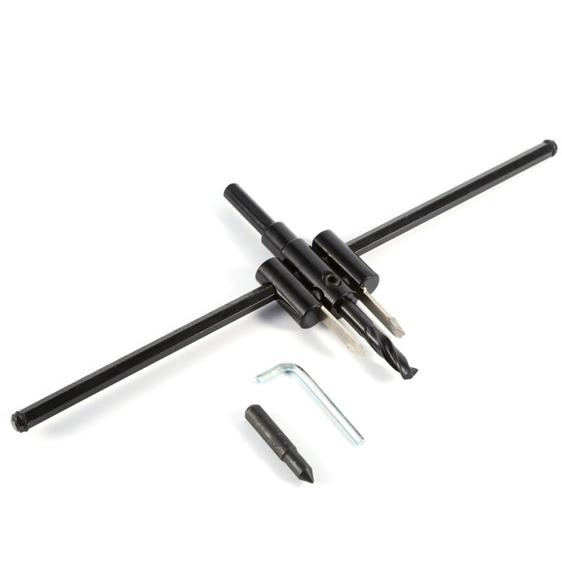 Image of Eosnow 1Set Haushalt Flugzeug Design Einstellbar 40-300mm Zimmerei Cutter Kreis Loch Holz Bohren