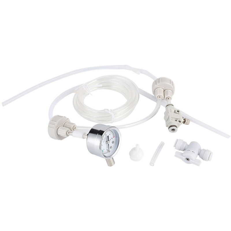 Eosnow 1 ensemble blanc bricolage Aquarium planté réservoir CO2 système Pro Tube Valve jauge bouteille bouchon Kit