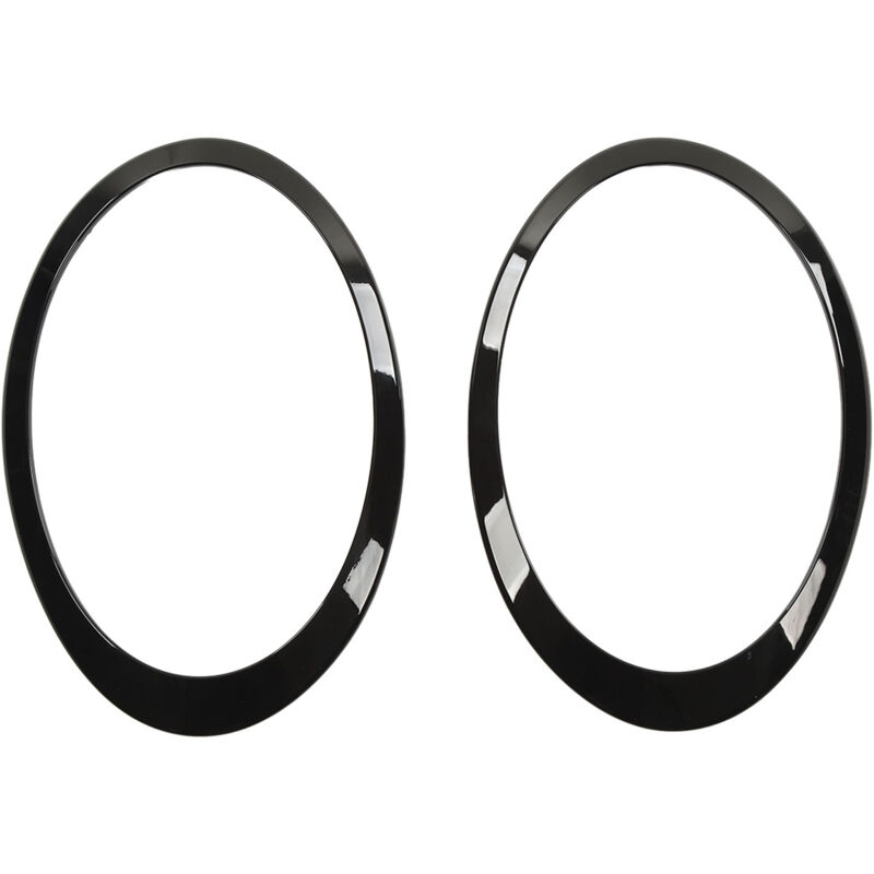2 pièces de capot de bordure de phare noir brillant moulé pour Cooper Clubman F54 s jcw 2015 – 2022 - Eosnow