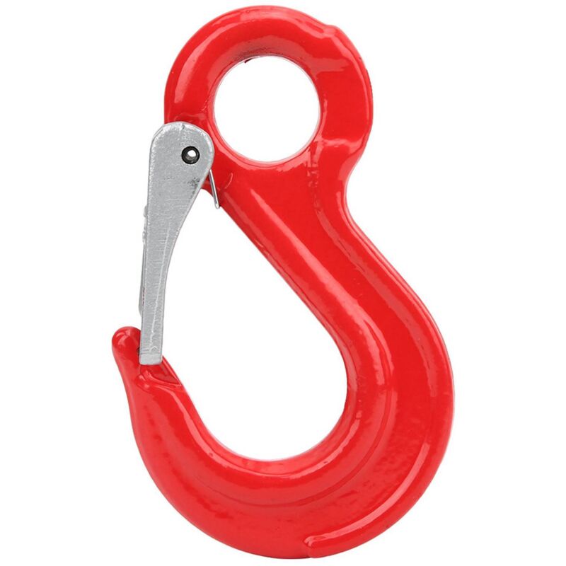 Image of Eosnow 2 Tonnen runder Hebehaken mit fester Öse und Riegel aus legiertem Stahl für den Schiffsbau
