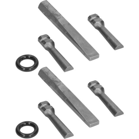 Eosnow 2 uds cuñas de enchufe de alta resistencia divisor de piedra de 14mm herramienta de división de roca de acero de alta velocidad