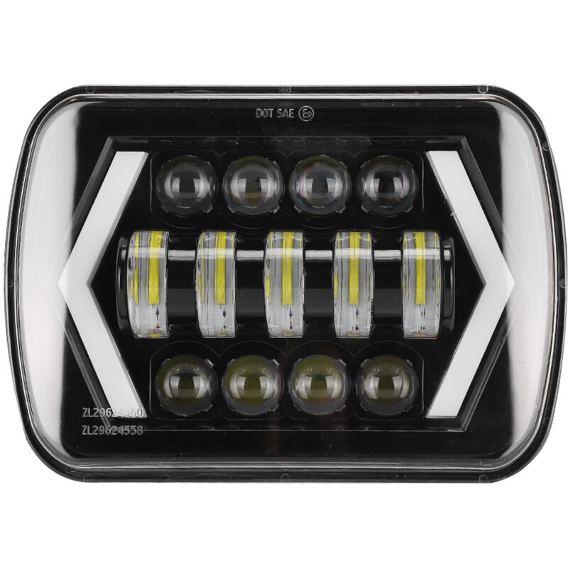 Eosnow - 210W 6000K 21000LM H4 phare led IP67 phare adapté pour Jeep Cherokee xj 12-24V