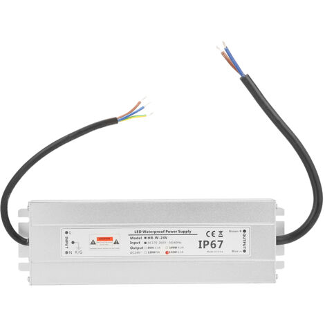 Eosnow 24V 150W 6,25A LED-Lichtleisten-Netzteil IP67 Wasserdichter LED-Treiber-Transformator