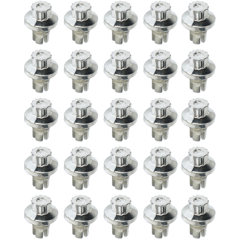 25 pièces de Rivets de jante de roue, écrous à lèvres pour jantes de la série ah Ds, vis à capuchon, pneu - Eosnow