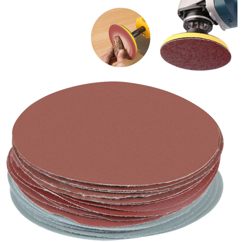 Image of Eosnow 25 Stück Mix Grit Sander Disc Schleifen Polierpapier Pads Schleifpapier Set