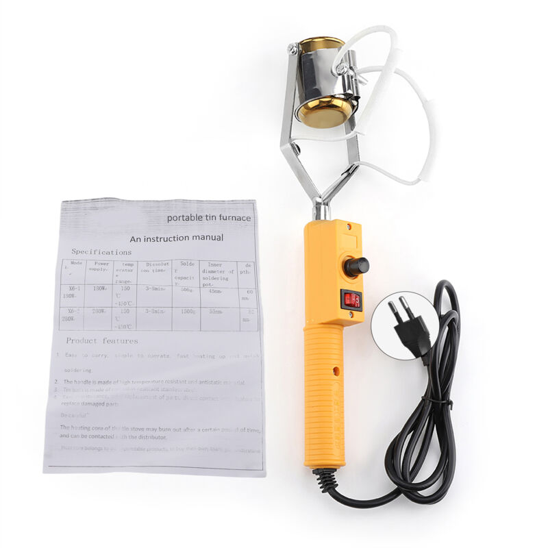 Image of Eosnow 280W Elektrischer tragbarer Lötkolben -Schmelzenzinnofen mit Temperaturregelung
