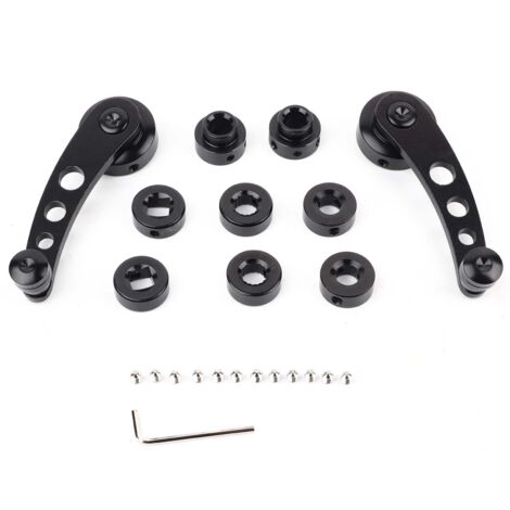 Eosnow 2pcs Legierung Fenstergriff Riser Wickler Kurbel für Klassenwagen geeignet
