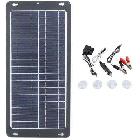 Eosnow 30W Solarpanel mit OBD -Stecker hoher Effizienz monokristalliner tragbarer Ladung für Camping im Freien