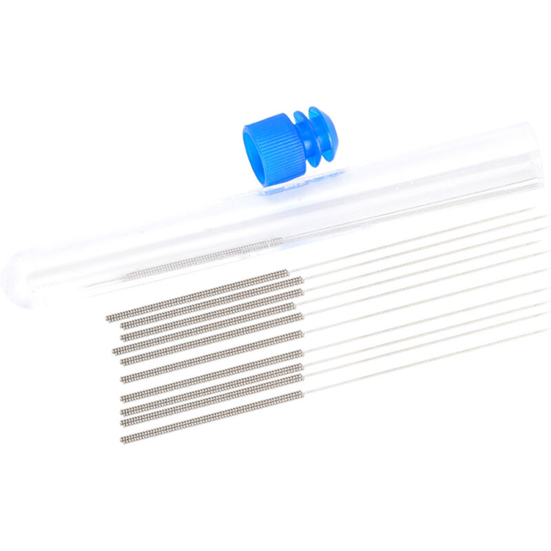 Image of Eosnow 3D-Drucker-Zubehr, 10 Stück, Edelstahl und Kupfer, 0,4 mm Düsenreinigungsnadeln