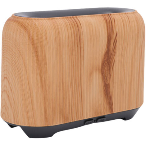 Eosnow 3D-Flammen-Aroma-Diffusor, 150 ml USB-Luftbefeuchter mit farbigem LED-Licht für Zuhause und Schlafzimmer, Holzoptik