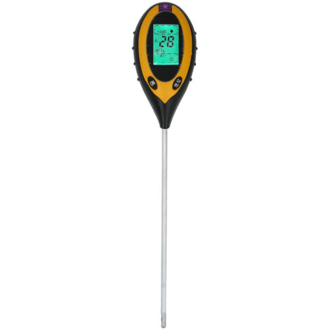 Eosnow 4 In1 Tester del suolo Umidità digitale PH Illuminanza Sensore multifunzionale per Graden Farm Lawn