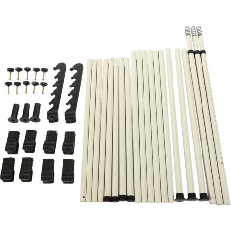 Eosnow 4 ples robuste réglable maison vêtement cintre porte-vêtements Simple placard garde-robe chambre