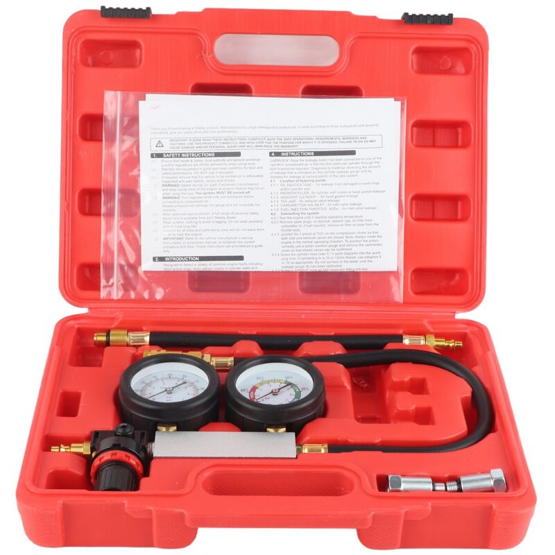 Image of Eosnow 4pcs Zylinderleckstester Benzinmotor-Kompressionsleckage Leckdown-Detektor TU-21