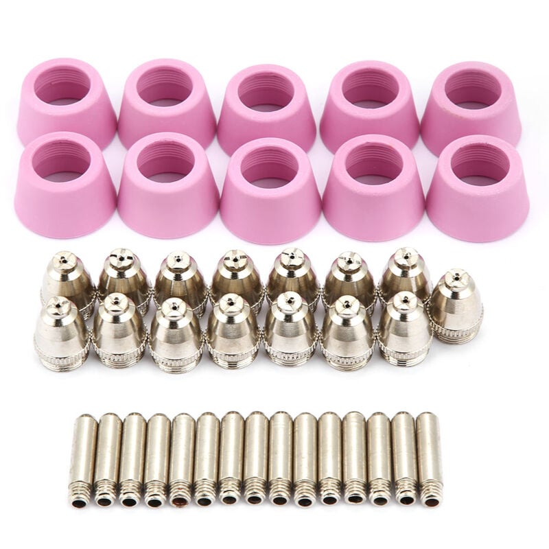 Eosnow - 40 pièce/ensemble AG60 SG55 coupeur Plasma torche de découpe consommables buses d'électrode Kit de tasses