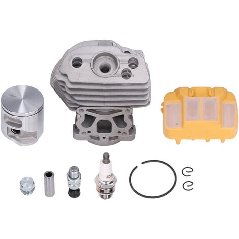 Eosnow 43-mm-Zylinderkolben-Luftfiltersatz Kettensgenzylinderbaugruppe für Husqvarna 545 550xp