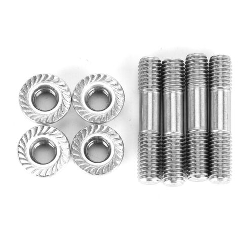 Eosnow 4pcs Système d'échappement de voiture Écrous M8X1.25 42 mm / 1,65 pouces T25 T28