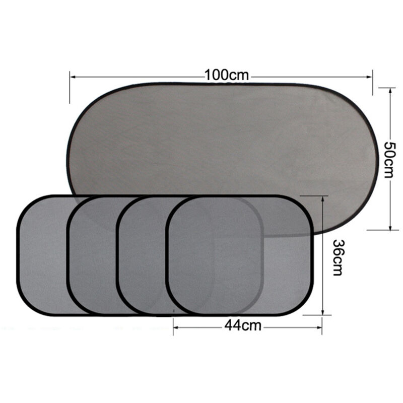 Image of Eosnow 5 Stück Auto Auto Sonnenschutz Styling Visier Fenster Saugnapf Vorhang Sonnenschutz