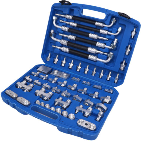Eosnow 56pcs Automotive Air Climating Fuite Kit de test de fuite Clissinage Tool de détection d'outil de détection pour les camions automobiles