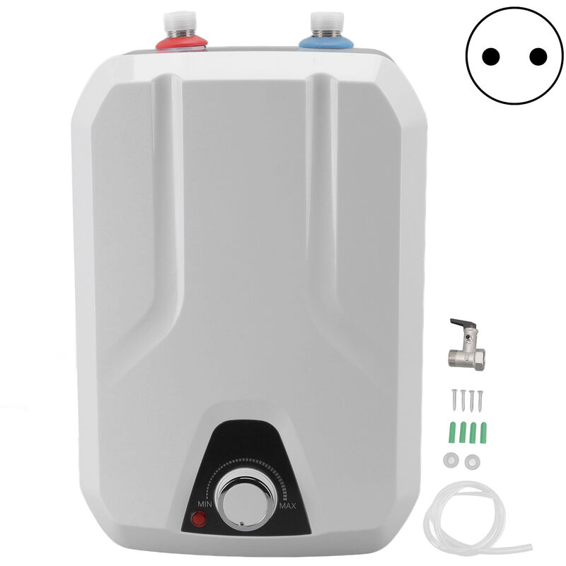Eosnow - Chauffe-eau électrique instantané de type stockage 6L 1500W, chauffe-eau de cuisine,2 Modes,IPX4, 220V