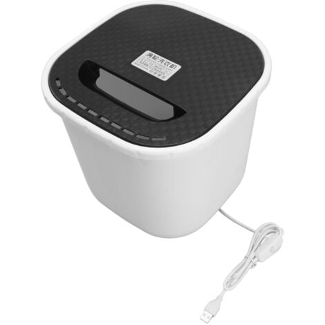 Eosnow 6L Mini-Waschmaschine, Vorwärts- und Rückwärtsdrehung, USB-Stromversorgung, automatische Abschaltung, tragbare Mini-Unterwäschewaschmaschine