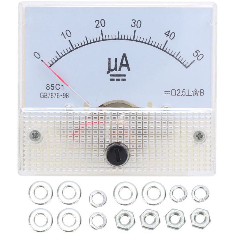 Eosnow 85C1 DC0-50UA pointeur DC ampèremètre tête ampèremètre ligne Circuit dispositif de mesure