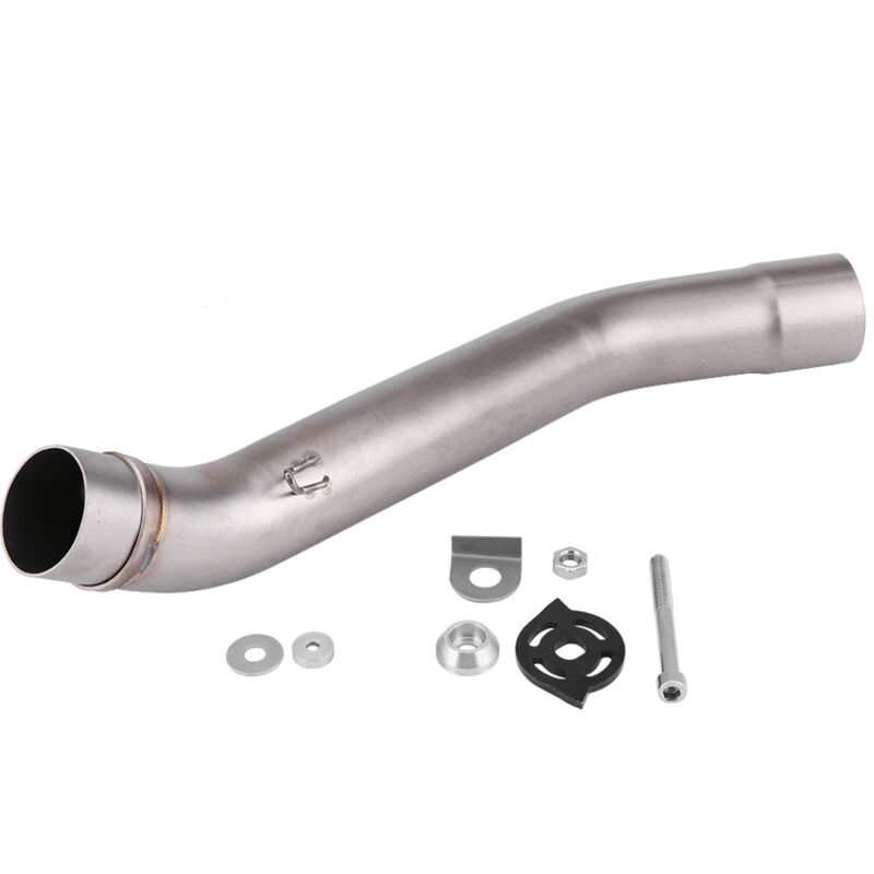 Image of Eosnow Abgasmitte Rohr, lange Haltbarkeit Hochfester Rohranschluss 51 mm/2,0 Zoll für Motorrad