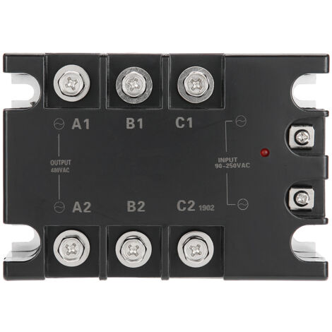 Eosnow AC-AC SSR, 3-Phasen-Festkörper-Relais, Relais-Ampel für CNC-Maschinen Industrial Automation Device Computer Peripherale Schnittstelle