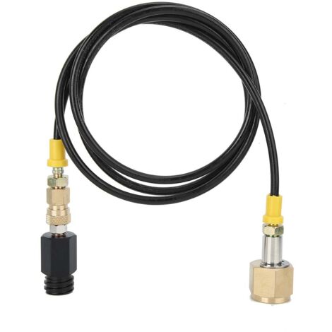 Eosnow Adaptateur de réservoir de CO2 1.5m W21.8-14 DIN477, Kit de tuyaux haute pression pour Soda, accessoires pour SodaStream