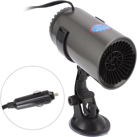 Eosnow Allume-cigare Portable, chauffage rapide, frais et chaud, dégivreur de voiture avec support rotatif 12V