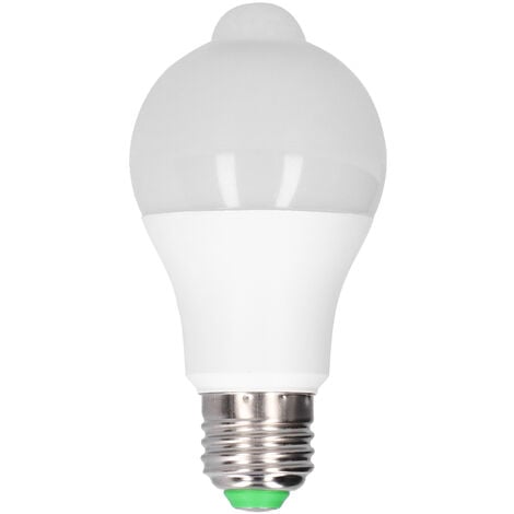 Eosnow Ampoule LED E27 avec détecteur de mouvement PIR, pour couloir, chambre à coucher, escalier, couloir, 85-265v, blanc chaud