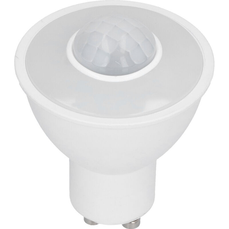 Eosnow Ampoule LED GU10 à détection de corps infrarouge, 5W, 500lm, pour plafond, couloir, lumière blanche AC100-240V
