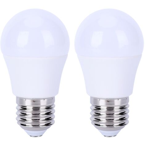 Eosnow Ampoule LED haute luminosité E27 85-265V 5W 5000K, 2 pièces, lampe pour chambre à coucher et salon