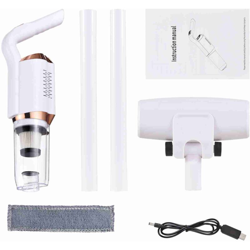 Eosnow - Aspirateur sans fil 8500pa, puissante aspiration 600ml, tasse de collecte de poussière pour voiture et ménage