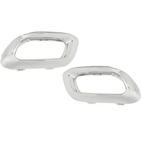 Eosnow Auspuffblendenabdeckung passend für Mercedes-Benz GLC, GLE, GLS-Klasse X253, C253, W167, V167, C167, X167, AMG Line (2020–2023), galvanisiert