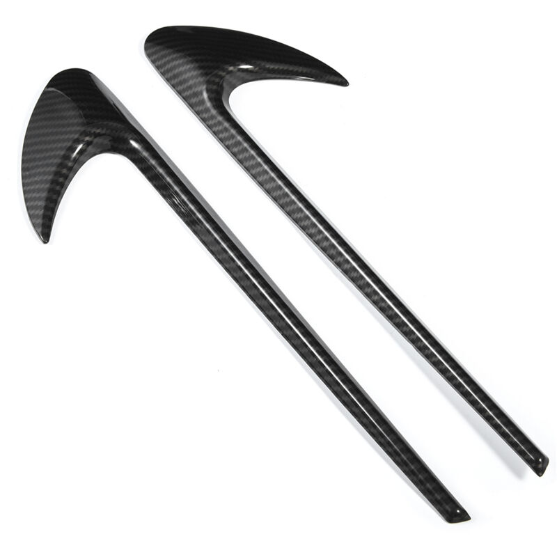 Autocollants de décoration de garde-boue de voiture, Style Fiber de carbone, adaptés à Mercedes Benz ces cls classe W205 W213 - Eosnow