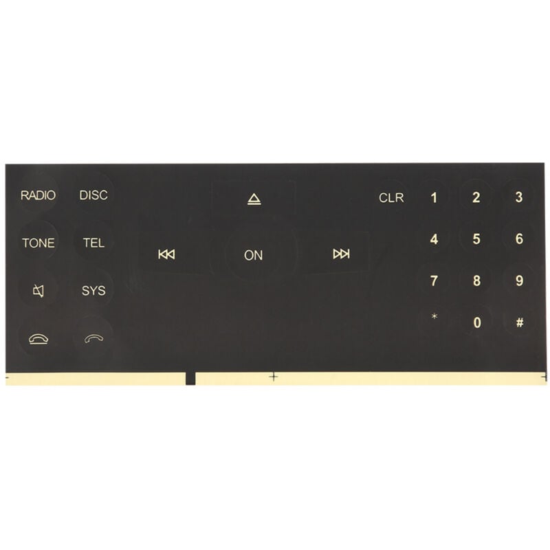 Image of Jeffergarden - Eosnow Autoradio-CD-Tasten-Aufkleber für Mercedes Benz 2008–2014, Autozubehör