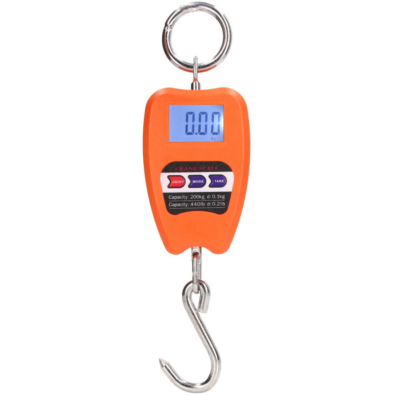 Eosnow - Balance numérique suspendue, portable, charge de 200 kg, précise, multifonctionnelle, mini, avec écran lcd