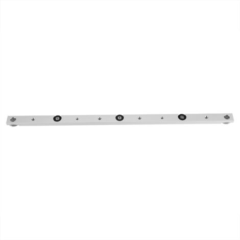 Eosnow Barre d'onglet en alliage d'aluminium, Table coulissante, tige de jauge de scie, outil de travail du bois, Durable en utilisation 450mm