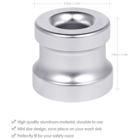 Eosnow BestAuty Man's Rasierrasierer Standhalter Aluminiumlegierung Sicherheitsbasiszubehör