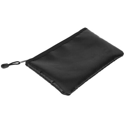 Eosnow Bolsa para documentos, maletín resistente al fuego, impermeable, para pasaporte, dinero, portátil, para el hogar, 29x20cm