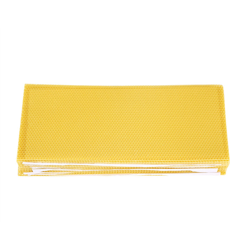 Eosnow - Bote de nidification pour apiculteur, 30 pièces, fondation en cire d'abeille, feuilles en nid d'abeille, outils pour apiculteur